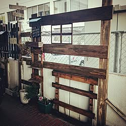 玄関/入り口/RC山口♡/いいね、フォロー本当に感謝デス☺︎/木工/DIY...などのインテリア実例 - 2017-01-31 18:55:26