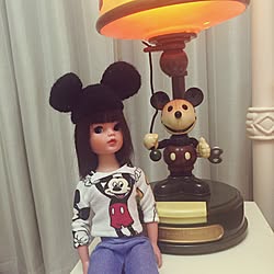 ローラアシュレイ/ランプ/disney/Mickey/Sindy doll...などのインテリア実例 - 2017-01-16 09:35:35