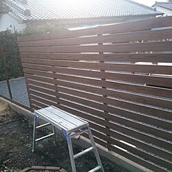 DIY/板壁/庭/ウッドフェンスのインテリア実例 - 2014-01-11 16:30:11