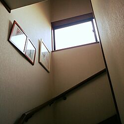 壁/天井/階段の窓/写真コーナーのインテリア実例 - 2015-11-28 07:20:51