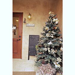 玄関/入り口/クリスマスツリー/minoi ts cafe/玄関のインテリア実例 - 2014-12-21 18:42:03