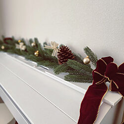 棚/クリスマス/電子ピアノの上/フェイクグリーン/クリスマス飾り...などのインテリア実例 - 2022-12-15 00:38:05