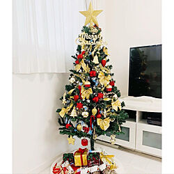 クリスマスツリー出しました/クリスマスツリーオーナメント/クリスマスツリー150cm/クリスマスツリー/クリスマス...などのインテリア実例 - 2021-11-15 11:52:55