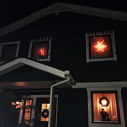 玄関/入り口/スウェーデンハウス /クリスマスディスプレイ/クリスマスのインテリア実例 - 2018-12-10 16:31:24