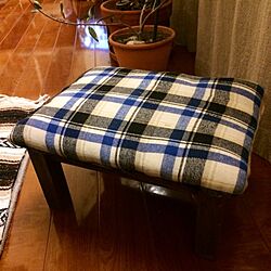 リビング/DIY/セリア/リメイク/花台を椅子にのインテリア実例 - 2014-01-23 22:00:32