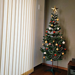 リビング/クリスマスツリー/クリスマスツリー 175cm/IKEA/シンプルモダン...などのインテリア実例 - 2019-11-10 09:25:15