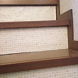 リビング/階段だって可愛くしたい。/壁紙屋本舗のインテリア実例 - 2013-11-08 17:48:14