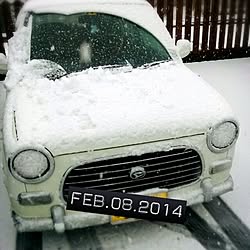 玄関/入り口/インテリアじゃない/愛車/雪景色のインテリア実例 - 2014-02-08 11:56:24