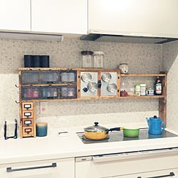 キッチン/DIY/調味料棚のインテリア実例 - 2016-12-11 19:37:47
