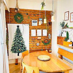 クリスマスツリー/3COINS/IKEA/ディスプレイコーナー/フェイクグリーン...などのインテリア実例 - 2022-12-26 18:13:22