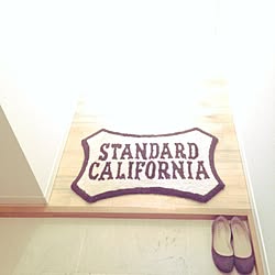 玄関/入り口/玄関/STANDARD CALIFORNIA /マット/玄関インテリア...などのインテリア実例 - 2015-11-15 23:09:58