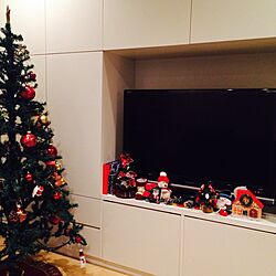 リビング/クリスマス/壁面収納/テレビまわり/クリスマスツリーのインテリア実例 - 2013-12-18 21:38:35