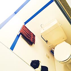 バス/トイレ/マスキングテープ　壁/ぬいぐるみ/一人暮らしのインテリア実例 - 2016-02-23 23:35:03
