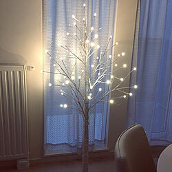 白樺ツリー150㎝/ブランチツリー/クリスマスツリーのインテリア実例 - 2018-11-22 23:32:40