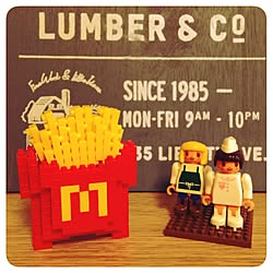 机/マクドナルド/nanoblock/ナノブロックのインテリア実例 - 2016-04-11 09:24:19