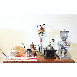 キッチン/ハンドドリップ/HALIO/Kalita ドリッパー/Kalita コーヒーミル...などのインテリア実例 - 2016-04-14 12:42:41