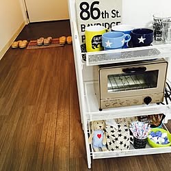 棚/ダイソー/Can☆Do/IKEA/カフェ風のインテリア実例 - 2016-08-07 02:05:27