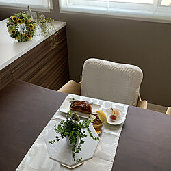夏のテーブルコーディネート/IKEA/セキスイハイム/植物のある暮らし/無印良品...などのインテリア実例 - 2021-09-10 11:24:19