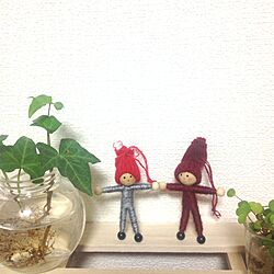 棚/100均/雑貨/植物/人形のインテリア実例 - 2013-11-23 17:31:08