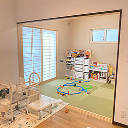 部屋全体/空間を広く見せる/和室/子ども部屋/おもちゃ収納...などのインテリア実例 - 2023-09-21 11:26:16