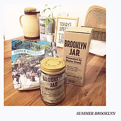 BROOKLYN JAR/ミスドブルックリンジャー/夏色/ブルックリンジャー/男前...などのインテリア実例 - 2015-07-14 07:48:14