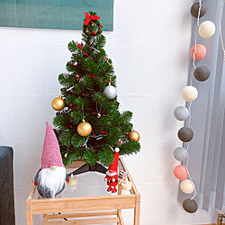 IKEAサイドテーブル/クリスマスインテリア/クリスマス雑貨/クリスマスツリー/リビングのインテリア実例 - 2020-11-17 21:23:00