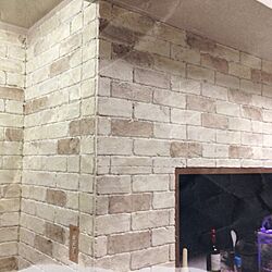 壁/天井/発泡スチロールのレンガ壁のインテリア実例 - 2013-12-06 02:05:50