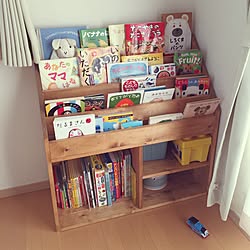 棚/絵本棚/DIY/子供スペース/子供部屋...などのインテリア実例 - 2016-09-11 17:28:53