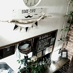 壁/天井/RC山口♡/ニュートラル系/EDGE-CAFE/リアルとフェイク...などのインテリア実例 - 2016-07-31 05:41:56