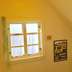 壁/天井/DIY/いなざうるす屋さん/デコ窓/セリアのインテリア実例 - 2017-03-03 00:12:28