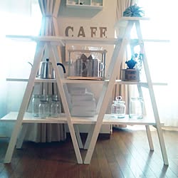 DIY⇒カフェ棚♥/mi-さんのキセログラフィカ♥/すみだ珈琲♥/カリタ⇒珈琲ミル　クラッシック♥/DIY⇒珈琲スタンド♥...などのインテリア実例 - 2016-10-16 09:37:47