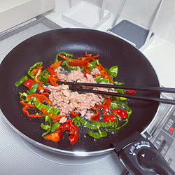 お手入れ簡単/お弁当作り/朝ご飯に/少量の料理に/深型フライパン...などのインテリア実例 - 2021-11-19 05:59:17