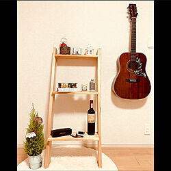 ギター/ギター壁掛け/ギターのある部屋/寝室/観葉植物...などのインテリア実例 - 2021-11-22 00:23:01