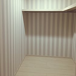 オシャレ感/細かいところは気にしない/素人DIY/分譲住宅/ウォークインクローゼット...などのインテリア実例 - 2017-04-27 22:12:32