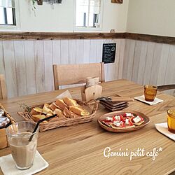 キッチン/Gemini petit café/腰壁/DIY/おうちカフェのインテリア実例 - 2014-10-19 13:57:37