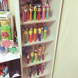 棚/星/PEZ/マスキングテープ/ASOKOのインテリア実例 - 2016-06-18 17:16:58