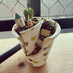 DIY/カフェ板/ハンドメイド/観葉植物/棚のインテリア実例 - 2021-08-09 17:30:00