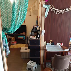 部屋全体/夏の模様替え/うさぎ/うさぎと暮らす/うさぎの放し飼い...などのインテリア実例 - 2023-07-18 08:28:59