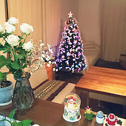 キッチン/クリスマス/くつろぎ空間/癒しの空間/クリスマスツリーのインテリア実例 - 2022-11-16 02:30:08