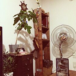 リビング/DIY家具/ご飯中からの眺め/扇風機のインテリア実例 - 2013-08-20 19:24:23