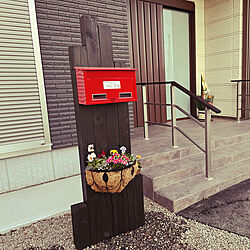 郵便ポスト/DIY/玄関/入り口/レトロのインテリア実例 - 2022-01-05 18:55:54