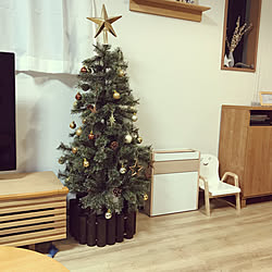 クリスマスツリー/クリスマス/IKEA/北欧/リビングのインテリア実例 - 2019-11-06 18:37:07