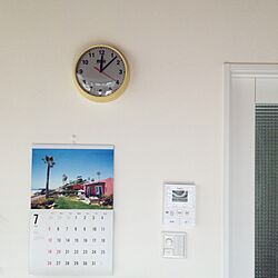 壁/天井/カレンダー2015/ゼロキューブ/カリフォルニア工務店のインテリア実例 - 2015-07-08 13:16:02