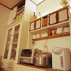 キッチン/DIY/セリアリメイク/IKEA照明器具/3COINS...などのインテリア実例 - 2016-07-01 23:06:17