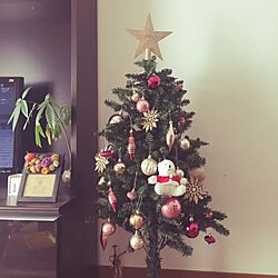 リビング/クリスマスツリー/クリスマス/ニトリ/雑貨...などのインテリア実例 - 2015-11-05 10:39:28