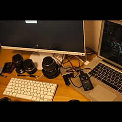 レンズ/机/PC/パソコンのインテリア実例 - 2016-03-09 23:06:42