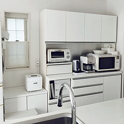 キッチン/IKEA/白/トースター/シンプル...などのインテリア実例 - 2023-09-01 19:07:52