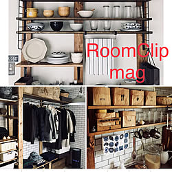 RoomClip mag/洋服収納/オープンクローゼットDIY/紙袋リメイク/オープン収納...などのインテリア実例 - 2019-08-11 02:06:13