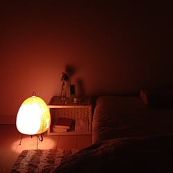 ベッド周り/照明/AKARIのインテリア実例 - 2013-03-08 19:00:32