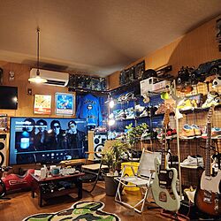 部屋全体/ギターのある部屋/ギター/趣味を楽しむ/ホームシアター...などのインテリア実例 - 2023-05-23 04:43:39